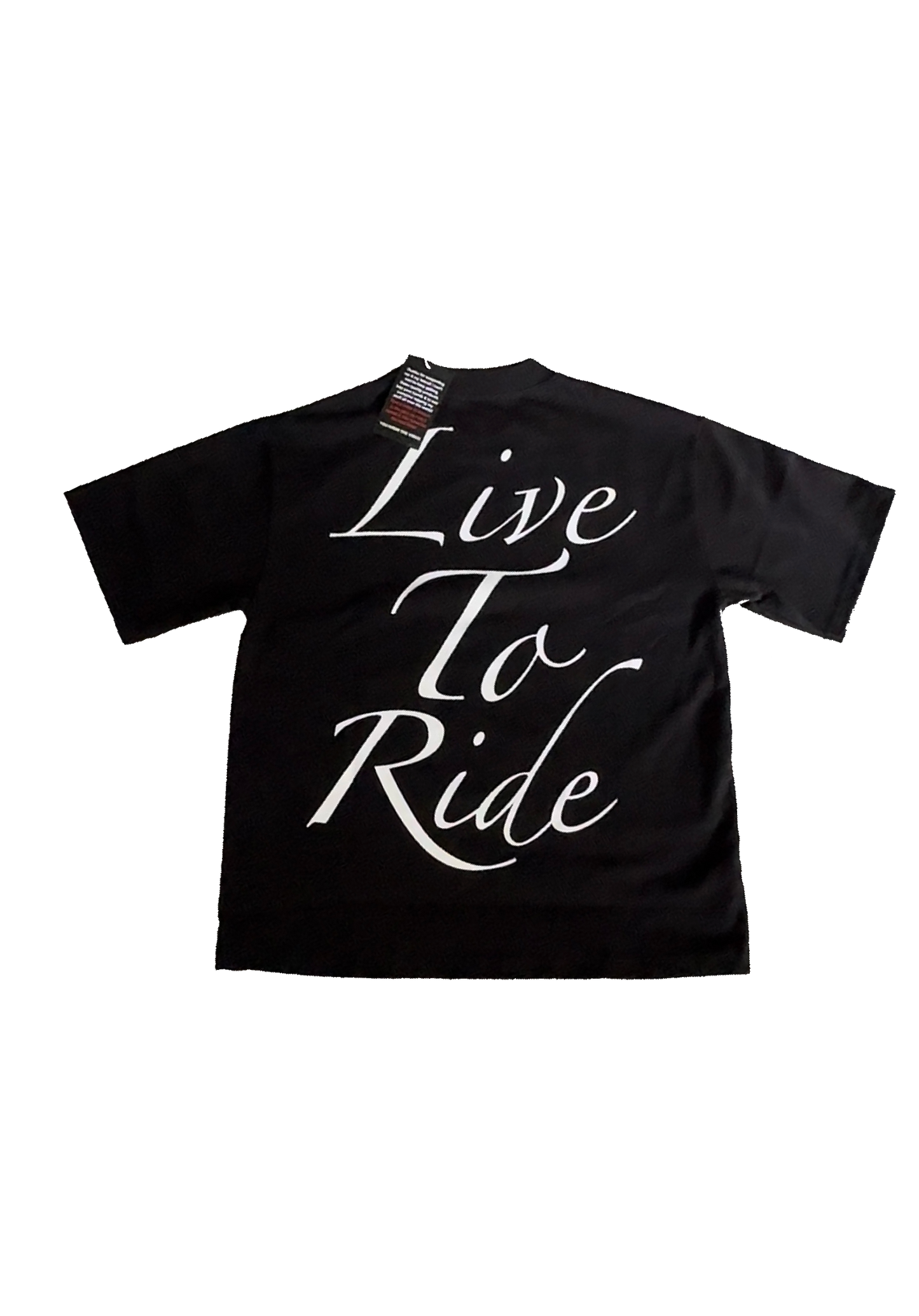 Black Limited Edition Live To Ride T- Shirt